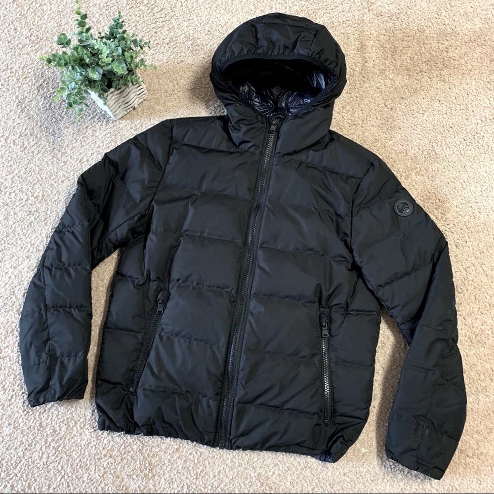 Michael Kors Black Quilted Down Jacket